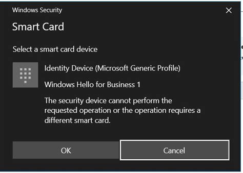 windows 10 security select a smart card device popup|windows 10 smart card setup.